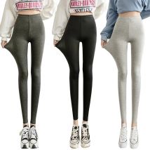 1 stücke Leggings Für Frauen Dünne Modale Hose Frühling Herbst Dünne Elastische Hohe Taille Plus Größe Sport Fitness Leggings
