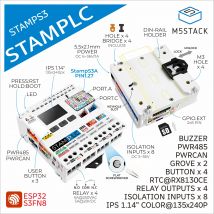 M5Stack Controller ufficiale M5stamp PLC ESP32-S3FN8 con M5stampS3
