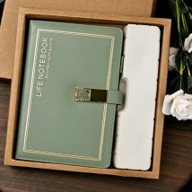 A5 200-seitiges praktisches und modisches Notizbuch, Retro-Reise heft, Spiralliteratur-Notizbuch, wasserdichtes Cover zum Lernen