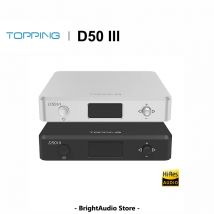 TOPPING D50 III escritorio HiFi DAC decodificación Audio de alta resolución dual ES9039Q2M PCM768 DSD Bluetooth 5,1 LDAC Control remoto