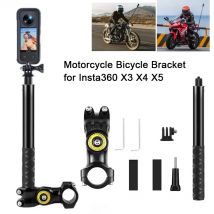 Per Insta360 X3 X4 X5 Staffa per bicicletta moto Bastone selfie invisibile per GoPro Hero13 12 11 10 Accessori per action cam DJI