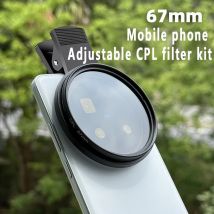67mm 52mm CPL Filterset für iPhone HUAWEI Xiaomi Canon Nikon Sony DSLR - Ideal für Fischerei-, Himmel-, Landschafts- und Architekturfotografie