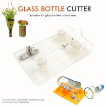 DIY Glass Bottle Cutter Thickened High Strength ABS Board Sharply Carbide Cut Head DIY Wine Bottle Cutting Tool