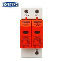 TOMZN SPD DC 500V 600V 800V 1000V 10kA 20kA 30kA Domowy Ogranicznik Przepięć Niskonapięciowy Urządzenie Ochronne T2 do Systemów Solarnych PV