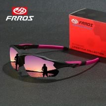FRROS Polarisierte UV400-Schutz-Sonnenbrille für Damen und Herren, 7 Farben, Modell 9503