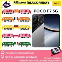 【Estreno mondiale】POCO F7 5G Versione globale Snapdragon ®   8s Gen 4 NFC 6.83 Display AMOLED 1.5K Fotocamera 50MP OIS 6500mAh Smartphone