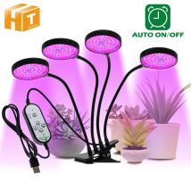 DC5V LED coltiva la luce spettro completo con Clip flessibile a 360 gradi alimentatore USB lampada da tavolo a LED per la crescita delle piante