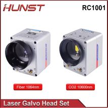 Hunst SINO-GALVO RC1001 CO2- und Faserlaserscan-Galvo-Kopfset, 10,6 μm, 1064 nm Apertur, 10-mm-Galvanometerscanner mit Netzteil