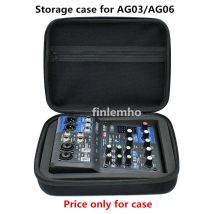 1PC Aufbewahrungskoffer für Mixer Yamaha AG03 AG06 MG06 Tragbare Hartschalenabdeckung mit EVA-Schutz