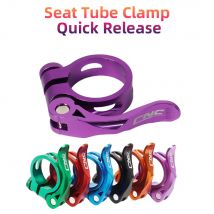 Sattelstützenklemme 31,8/34,9 mm Schnellspanner Rennrad Aluminium Ultraleicht MTB Fahrrad
