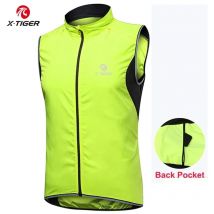 X-TIGER gilet da ciclismo senza maniche bicicletta riflettente antivento Uitra-protezione solare leggera giacca da alpinismo abbigliamento sportivo da ciclismo