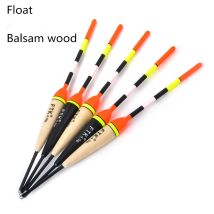 5-teiliger Balsam-Fischschwimmer aus Holz mit verdicktem vertikalem Schwimmer zum Meeresangeln, Länge 19–23 cm, Outdoor-Angelzubehör