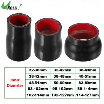 UXCELL Tubo Flessibile in Silicone per Auto, Raccordo Dritto per Intercooler, Diametri Interni 32-38mm, 38-42mm, 40-51mm, 48-51mm, 102-127mm