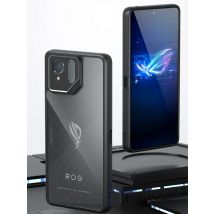 For ASUS Rog Phone 9,9 Pro Case Shockproof Frosted Skin Feel Matte PC+TPU Anti-fingerprint Transparent Cover For Rog Phone9