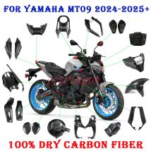 2025 Per YAMAHA MT09 FZ09 2024 Accessori Moto Reale In Fibra di Carbonio Retrofit Parafanghi Winglets Parti di Copertura Kit Carenatura