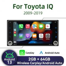 Unità principale di navigazione GPS per Toyota IQ 2009-2019 7 "Schermo Wireless Carplay Autoradio Android Car Multimedia 2 Din Radio Stereo