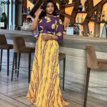 Zweiteilige Set Kleidung für Frauen afrikanische Kleider Sommer Outfits 2024 Crop Tops Rock Anzug Dashiki Ankara Truthahn Kleid plus Größe