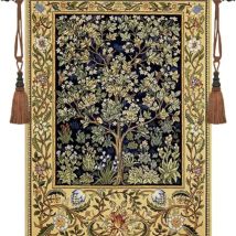 90x60cm Belgien William Morris WorksTree von Leben Zu Hause Textil Jacauard Stoff Produkt Tapestry Wandbehänge Dekoration Malerei