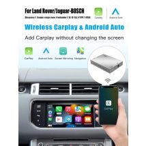 CARABC Wireless Carplay Android Auto Fits For Land Rover Jaguar Bosch Discovery4 Evoque Freelander2 XE XF XJL Mirroring Decorder