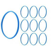 10Pcs Mic Rubber Rings 4cm Microphone Grille Mesh Head Rings for Beta58A 87A