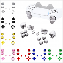 eXtremeRate D-pad R1 L1 R2 L2 löst Teilen, Optionen, Gesichtstasten, kompletter Tasten, kompatibel mit PS5-Controller BDM-010 und 020