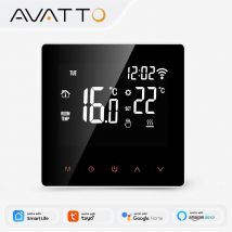 Termostato Intelligente WiFi AVATTO per Riscaldamento Elettrico, Acqua e Caldaia a Gas, Controllo Remoto della Temperatura Compatibile con Tuya, Alexa, Google Home