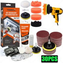 Headlight Restoration Kit Car Light Polisher Restorer Repair Polishing Paste Detailing Plastic Headlamp Waxing Liquid Polymer