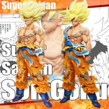 11.02in/28cm Anime Dragon Ball Figure Goku Figure Super Saiyan PVC Action Figures Collezione Modello Giocattoli Regali