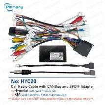 Auto Navination Kabel Kabelbaum Stecker CAN Bus SPDIF Adapter für Hyundai ix20 ix35 Tucson KIA Ceed Sorento Venga Sportage