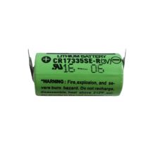 NEW Original SANYO CR17335SE(3V) CR17335 2/3A 3V PLC Industrial Lithium Batteries With Pins Legs Green Case