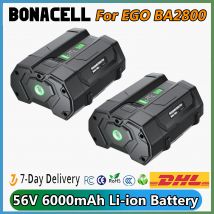 Per EGO BA2800 56V 6000mAh Batteria di ricambio compatibile per EGO BA2800T BA4200 BA4200T BA1400 BA1400T BA5600T BA2240 BA1120