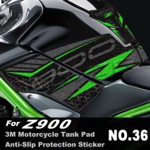 Per Z900 z900 2017-23 3M Moto antiscivolo Rilievo del carro armato Adesivo Ginocchio Grip Protezione Decalcomania Accessori Impermeabile