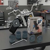 Telefonhalter 360° °   Drehbare abnehmbare Motorrad-Fahrradhalterung, Rückspiegel, Navigation, selbstverriegelnd, Anti-Shake-Telefonhalter