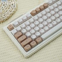 JCM MA Profile PBT tiramisù Keycaps Alice Layout Dye-Sub Key Caps per tastiera da gioco meccanica ABM066 MX switch Wooting