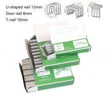 1000 pezzi cucitrice a forma di chiodo a forma di U/porta/T per mobili in legno uso domestico pistola sparachiodi elettrica cucitrice pistola chiodi sparatutto chiodi