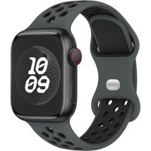 Silikon-Uhrenarmband für Apple Watch 44 mm/45 mm/46 mm 49 mm/38 mm/40/41 mm Sport-Gummiband Iwatch-Serie Ultra 11 10 9 8 7 6 SE 5