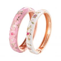 1/2 pc emaillierte Armbänder für Frauen Klee Manschette Armreifen auf Hand Cloi sonne Dame Accessoires Modeschmuck Weihnachts geschenk