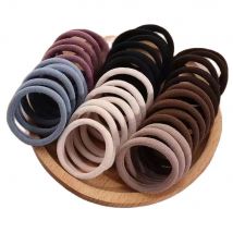 150PCS/Pack Cotton Elastic Hair Ties For Women Ponytail Soft HairBands Fashion Hair Accessories 4.5CM Unisex Hair Scrunchies