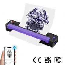Professional Tattoo Printer Transfer Machine Bluetooth Thermal Tattoo Stencil Printer A4 Compatible with iPhone Android Windows