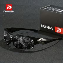 Dubery polarisierte halb randlose Mode Sonnenbrille für Männer und Frauen 8 Farben Modell