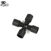 FLMLF Staubdichte Hülsen aus verstärktem, presspassendem Halbwellen-Gummi-Achsmanschette, passend für 1/5 HPI ROFUN ROVAN KM MCD BAJA 5B 5T 5SC Teile