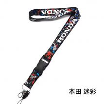 Motorrad Lanyard Für Honda CB400 CB650 FCBF CBR25ORR CRF SH3O0 NC75O Nylon Neck halter Arbeit Karte Hängen Seil Schlüssel Schlüsselbund