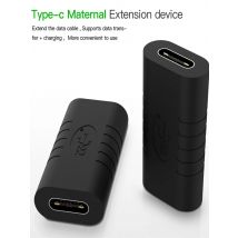 USB Type C Adapter Female to Female Converter Portable USB-C Charge Data Sync Adapter Type-C Extension Cable for Phone Tablet