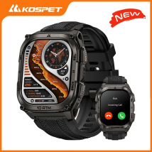 KOSPET Tank M4 Wytrzymały Smartwatch Stal Nierdzewna GPS Mapy Offline 10ATM 45M Nurkowanie Wolne Monitorowanie Zdrowia 24/7 dla Androida i iOS
