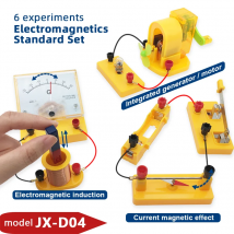 Basic Electromagnetic Experiments Set Physics Lab Teaching Aids Electromagnetic Induction Electric Motor Hand Generator Model