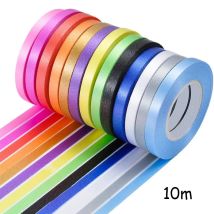 10m Balloons Ribbon Crafts DIY Bow Gold Silver Ribbons Balloons Accessories Baby Shower Wedding Christmas Birthday Party Decor
