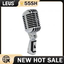 LEUS LAC50 - 55SH Professional Wired Vintage Classic Microphone Dynamic Vocal Mic Microphone For Live Performance Karaoke