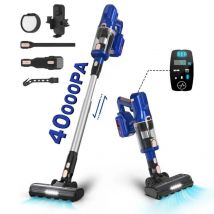 YISORA Aspirapolvere a mano e stelo senza fili V12, Aspirapolvere senza fili, Aspirapolvere, 50KPa, 60 minuti, 1,0 L
