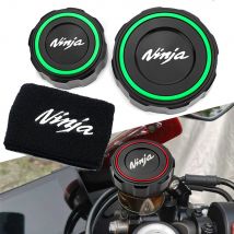 New For Kawasaki Ninja1000SX Z1000SX ZH2 Z750 Ninja 1000sx Front Rear Brake Fluid Reservoir Cap Oil Tank Cover Sock Protection