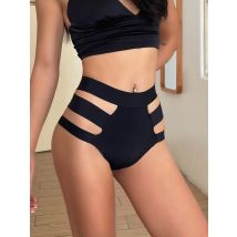 Ausgehöhlter Riemen aus schwarz-weißer Eisse ide mit hoher Taille und Hüftlift-Damen unterwäsche in Europa und im Retro-Stil der Vereinigten Staaten